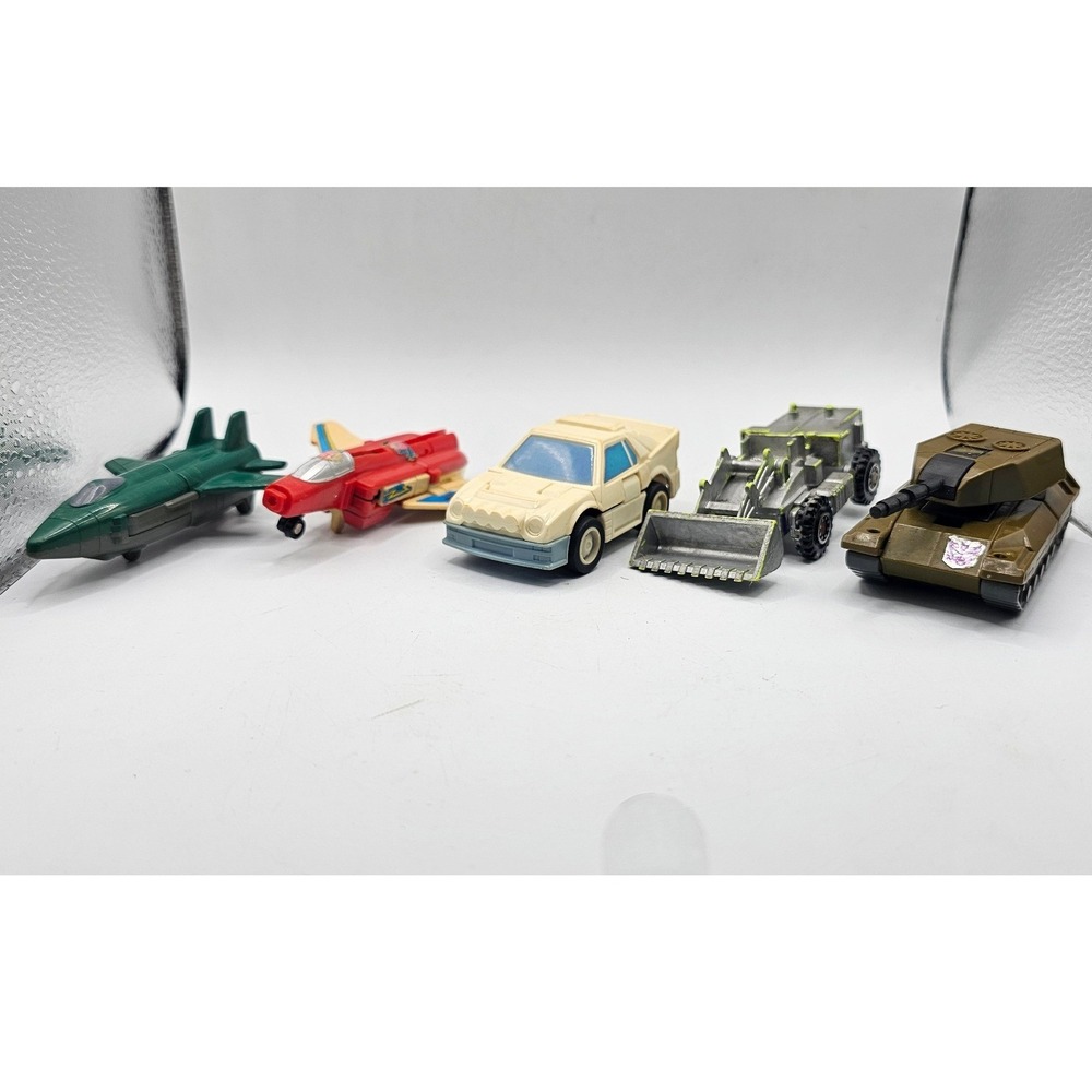 Vintage 1985 Hasbro Transformers & Tonka GoBots Lot Powerglide Bad Boy Brawl
